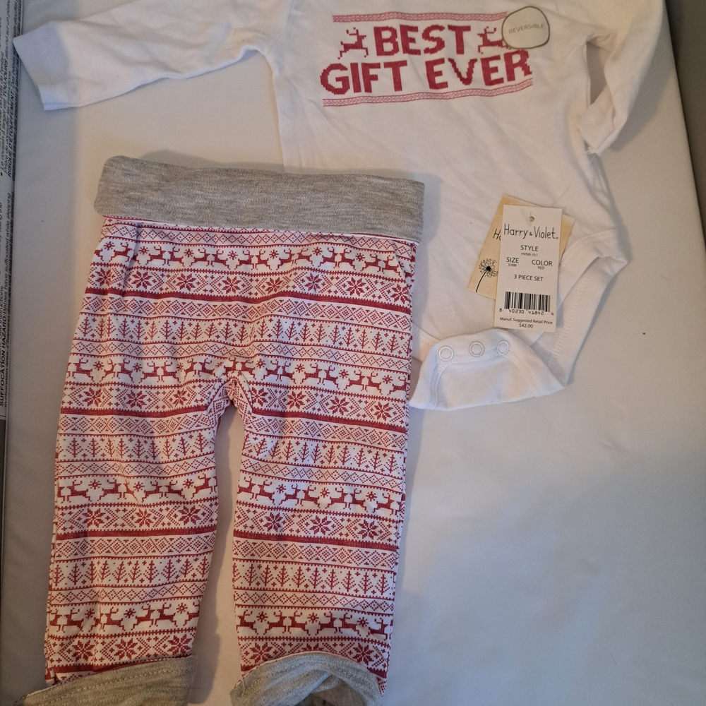 Best Gift Ever Baby Outfit Christmas 3-6 Month
